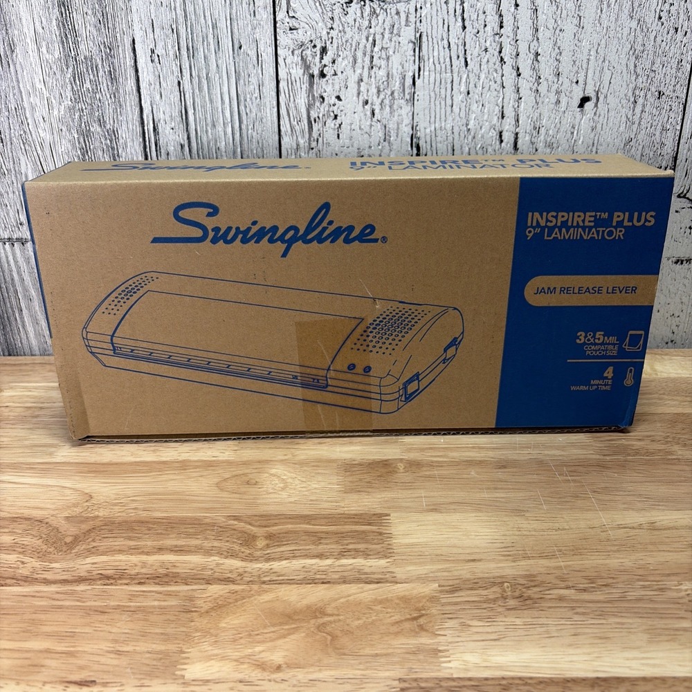 Swingline Inspire Plus Thermal‎ Laminator 9" Wide 3-5 Mil New Jam Release Lever
